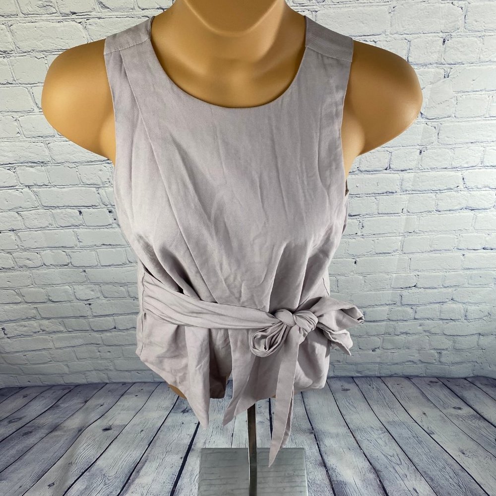 Sugar + Lips Sleeveless Belted Purple Mini Dress - Picture 3 of 10